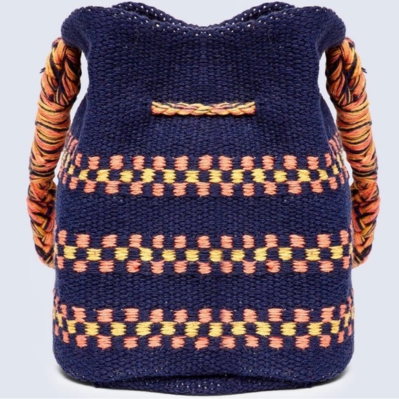 Beautiful colorful small woven canvas knit bag with braided strap - Net-a-Porter - Picture 2 of 9